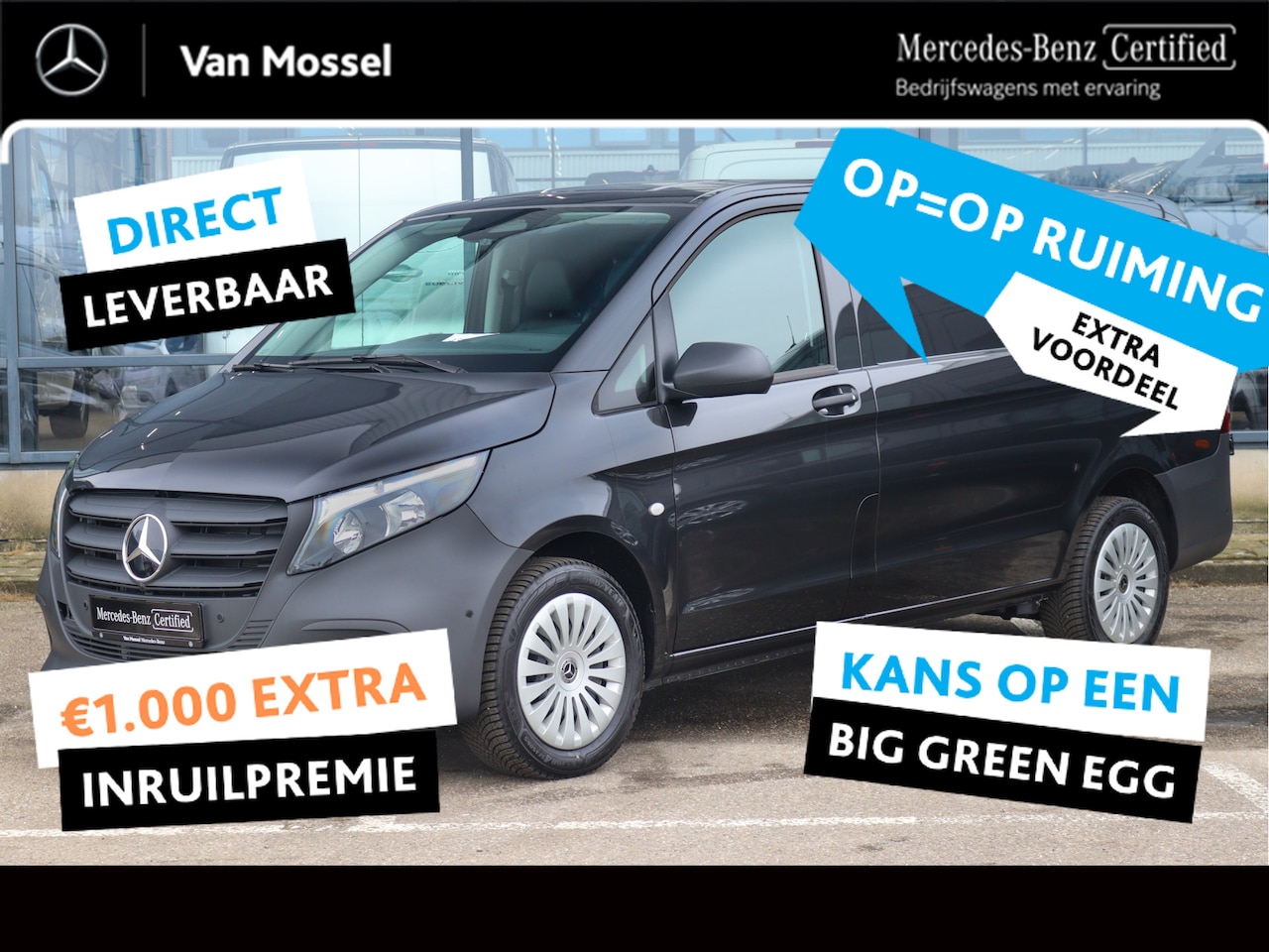 Mercedes-Benz Vito - 116 CDI L2 Pro | AIRCO/NAVI/CAMERA/2.500KG AHW | Certified - AutoWereld.nl