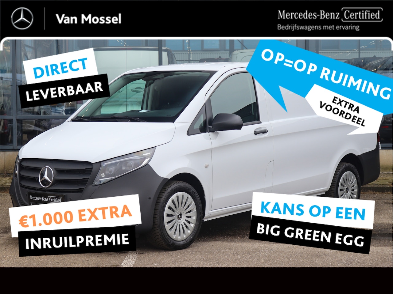 Mercedes-Benz Vito - 116 CDI L2 Pro | AIRCO/CAMERA/CRUISE/2.500KG AHW | Certified - AutoWereld.nl