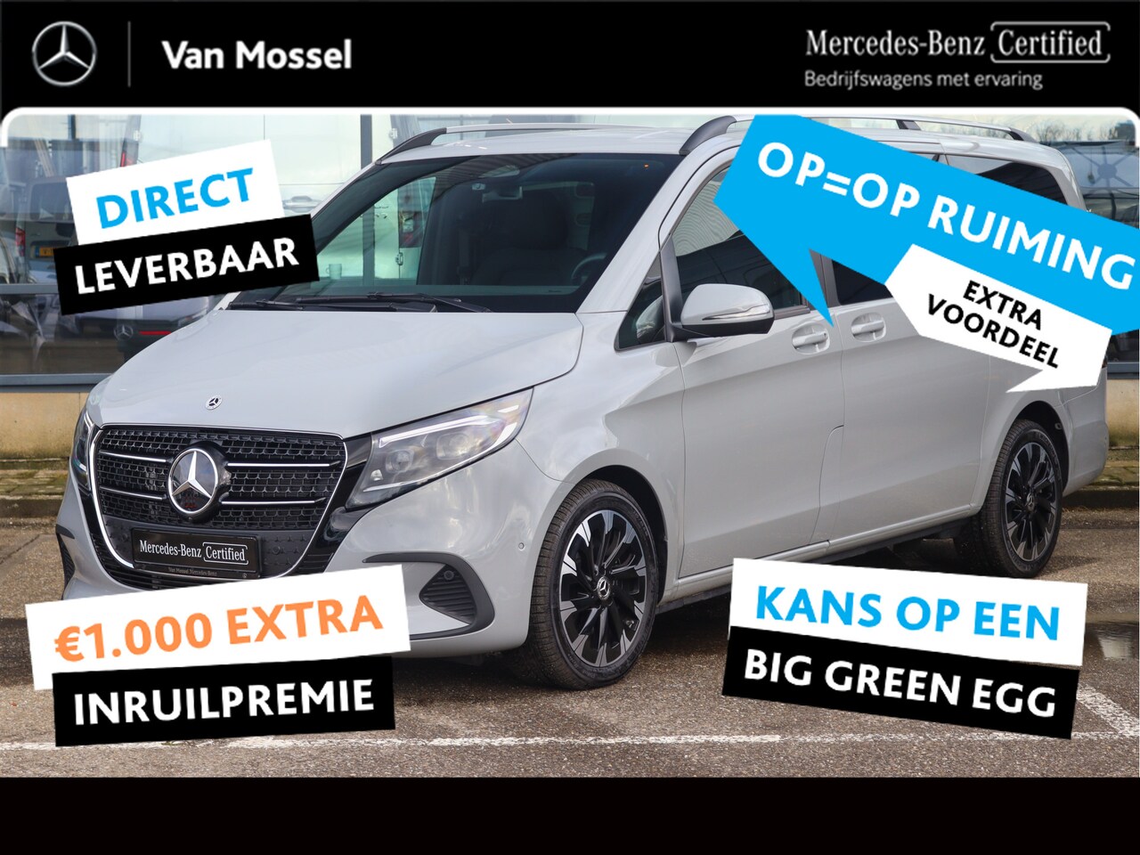 Mercedes-Benz V-klasse - V250d L2 D.C. | CLIMA/NAVI/DISTRONIC/CAMERA | Certified - AutoWereld.nl