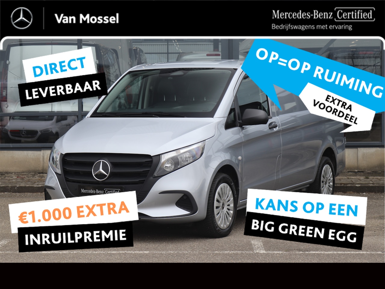 Mercedes-Benz Vito - 114 CDI L2 Pro | AIRCO/CAMERA/CRUISE/2.500KG AHW | Certified - AutoWereld.nl