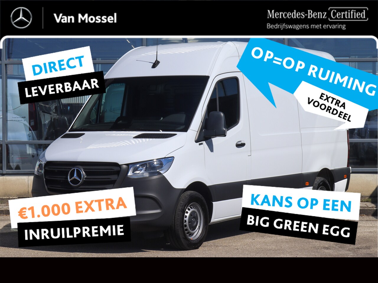 Mercedes-Benz Sprinter - 315 CDI L2H2 RWD Pro | AIRCO/NAVI/CAMERA/CRUISE | Certified - AutoWereld.nl