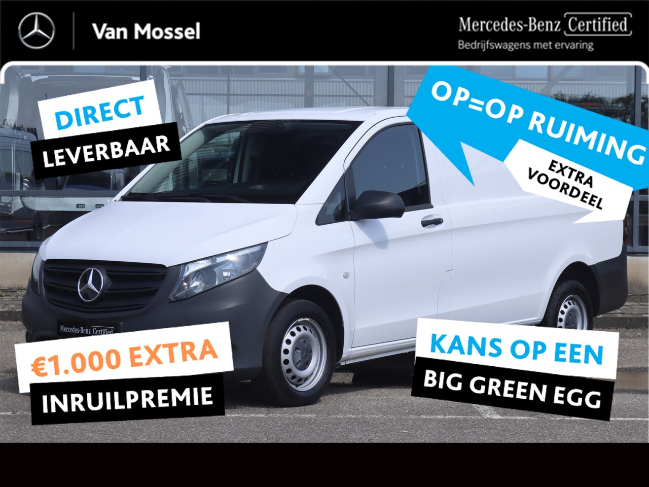 Mercedes-Benz Vito - 114 CDI L2 | AIRCO/NAVI/CAMERA/DISTRONIC | Certified - AutoWereld.nl
