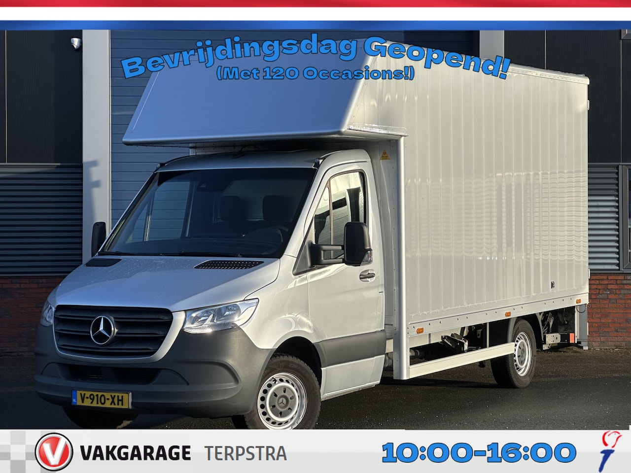 Mercedes-Benz Sprinter - 314 CDI 2.2 L3 SPIEGELBAKWAGEN E6/ Bakwagen/ Automaat!/ Elek.Laadklep/ 3-Pers/ Camera/ And - AutoWereld.nl