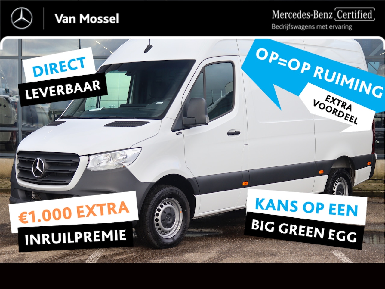 Mercedes-Benz Sprinter - 317 CDI L2H2 | AIRCO/NAVI/CAMERA/CRUISE | Certified - AutoWereld.nl