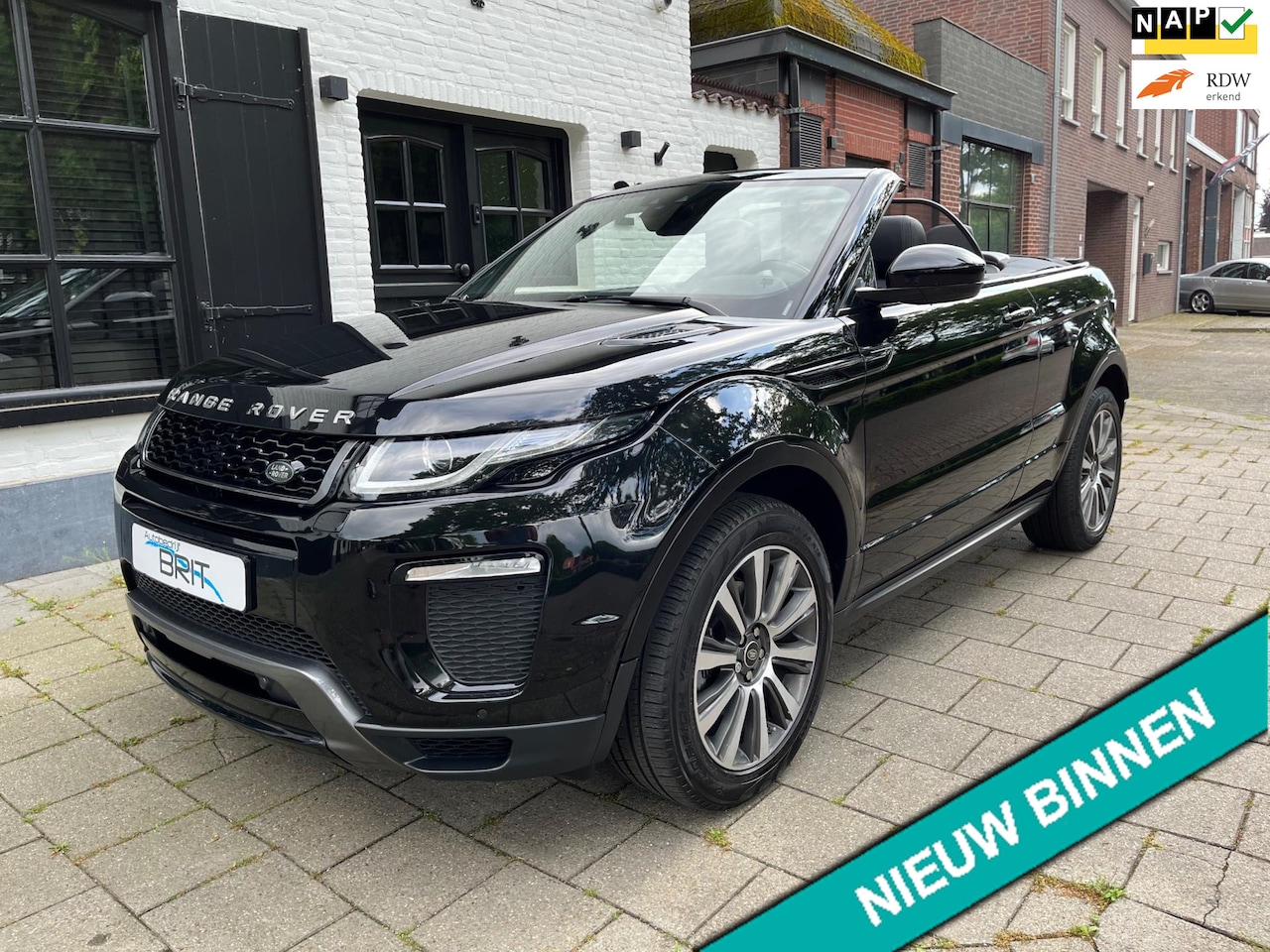 Land Rover Range Rover Evoque - Convertible 2.0 TD4 HSE Dynamic, Aut, Leder, Black Design - AutoWereld.nl