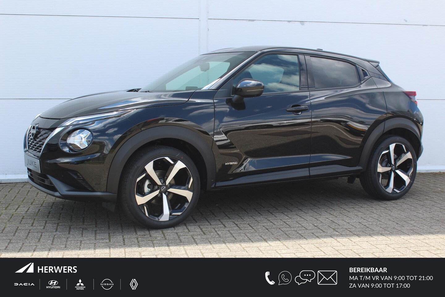 Nissan Juke - 1.6 Hybrid Tekna AUTOMAAT / *** Levertijd in overleg *** / Metaalkleur / Lichtmetalen velg - AutoWereld.nl