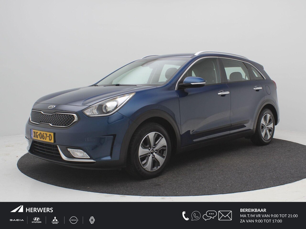 Kia Niro - 1.6 GDi Hybrid DynamicLine / Navigatie / Cruise Control / Airco Climat Control / Historie - AutoWereld.nl