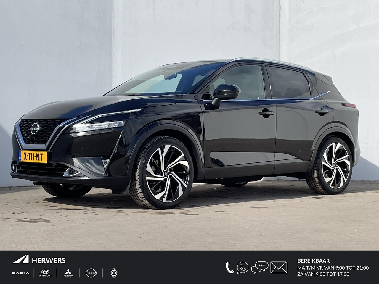 Nissan Qashqai - 1.3 MHEV Xtronic Tekna Plus / Panoramadak / Cruise Control Adaptief / Rondomzicht Camera / - AutoWereld.nl