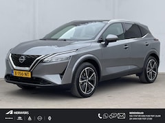 Nissan Qashqai - 1.3 MHEV Xtronic Tekna / Panoramadak / Cruise Control Adaptief / Rondomzicht Camera / Half