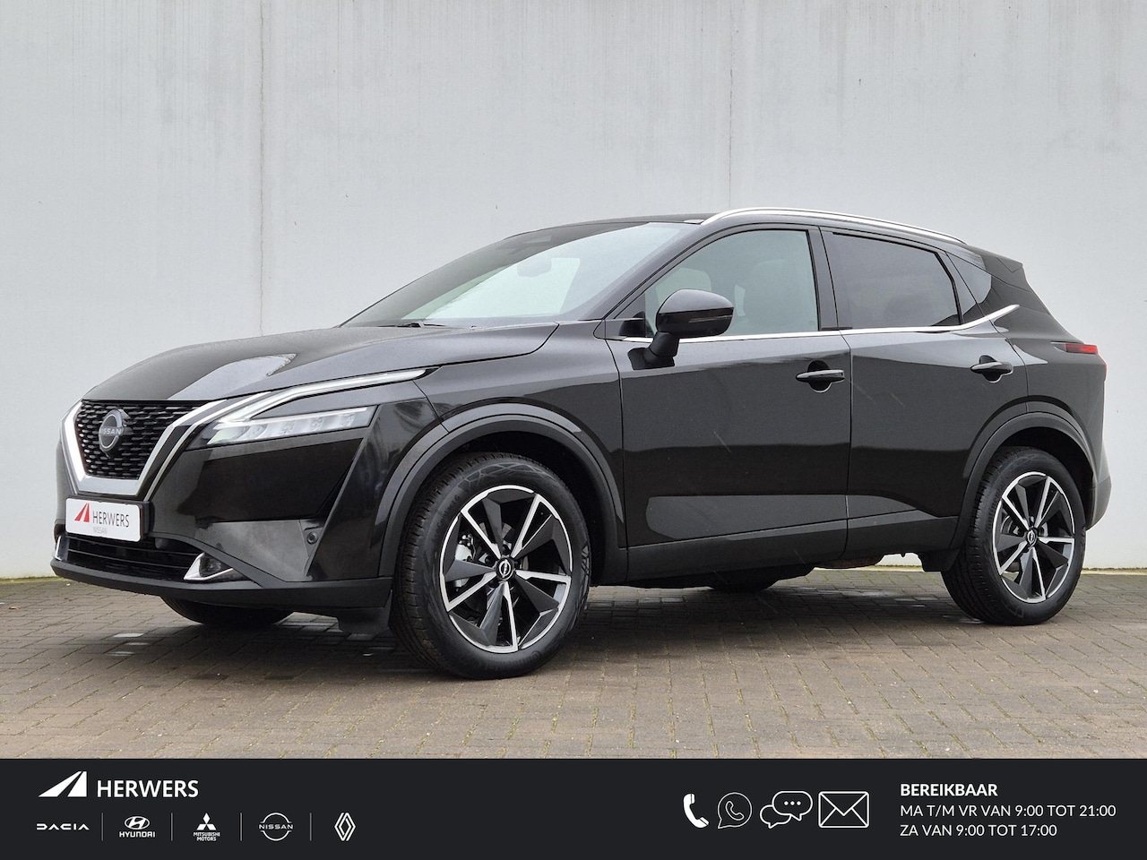 Nissan Qashqai - 1.3 MHEV Xtronic Tekna Automaat 160 pk / HUD / Panoramadak / Stuur- en Stoelverwarming / E - AutoWereld.nl
