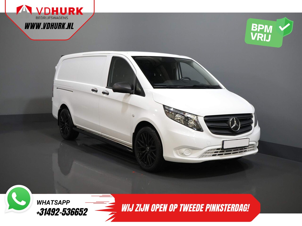 Mercedes-Benz Vito - 114 CDI Aut. L2 BPM VRIJ! Ready2Go Adapt. Cruise/ 19"LMV/ Standkachel/ Stoelverw./ Inricht - AutoWereld.nl