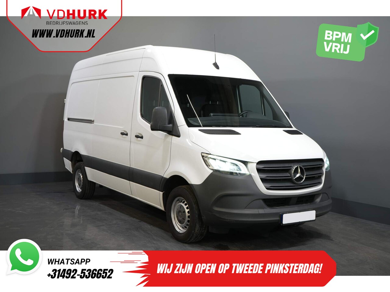Mercedes-Benz Sprinter - 316 2.2 CDI Aut. L2H2 RWD LED/ Cruise/ Gev.Stoel/ Trekhaak - AutoWereld.nl