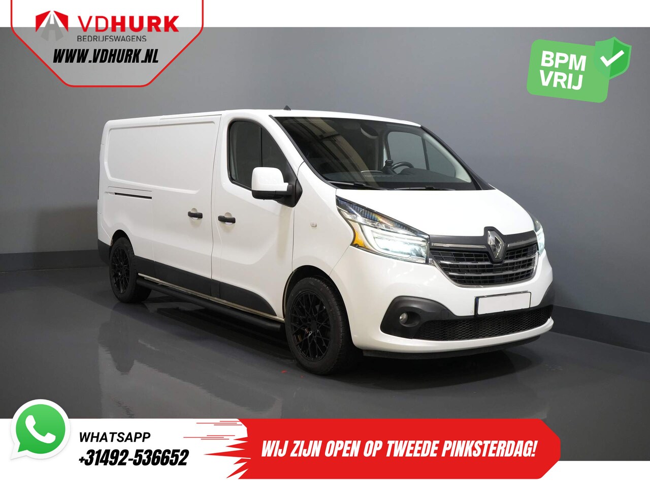 Renault Trafic - 2.0 dCi 145 pk Aut. L2 LED/ 18" LMV/ Stoelverw./ Camera/ PDC/ Cruise/ Climate/ Trekhaak - AutoWereld.nl
