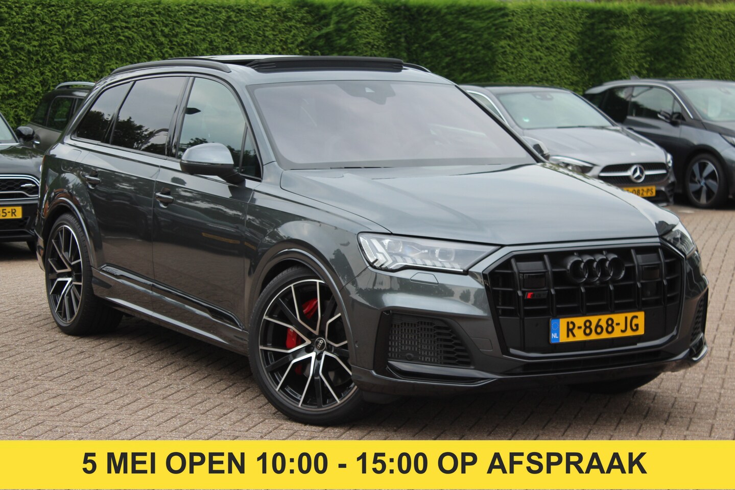 Audi SQ7 - 4.0 TFSI quattro 7p / Trekhaak / Panoramadak / 360 Camera / Standkachel / Head-up / Softcl - AutoWereld.nl