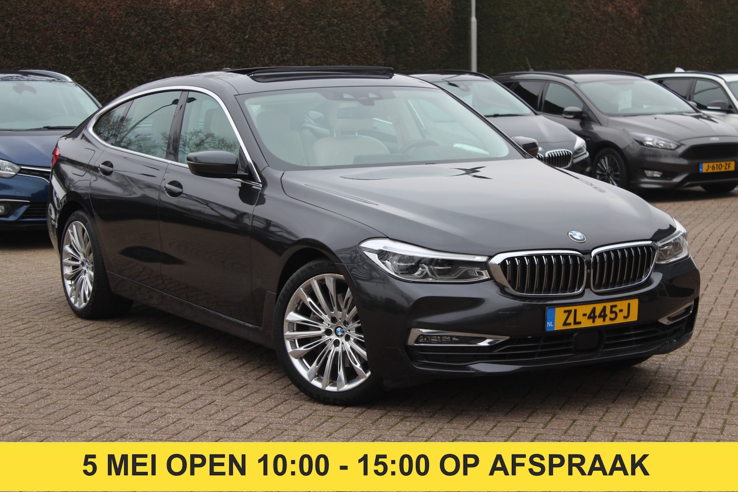 BMW 6-serie Gran Turismo - 630i High Exe. Edition 68.661 km! / Panoramadak / 360Camera / Head-up / Luchtvering / 20'' - AutoWereld.nl