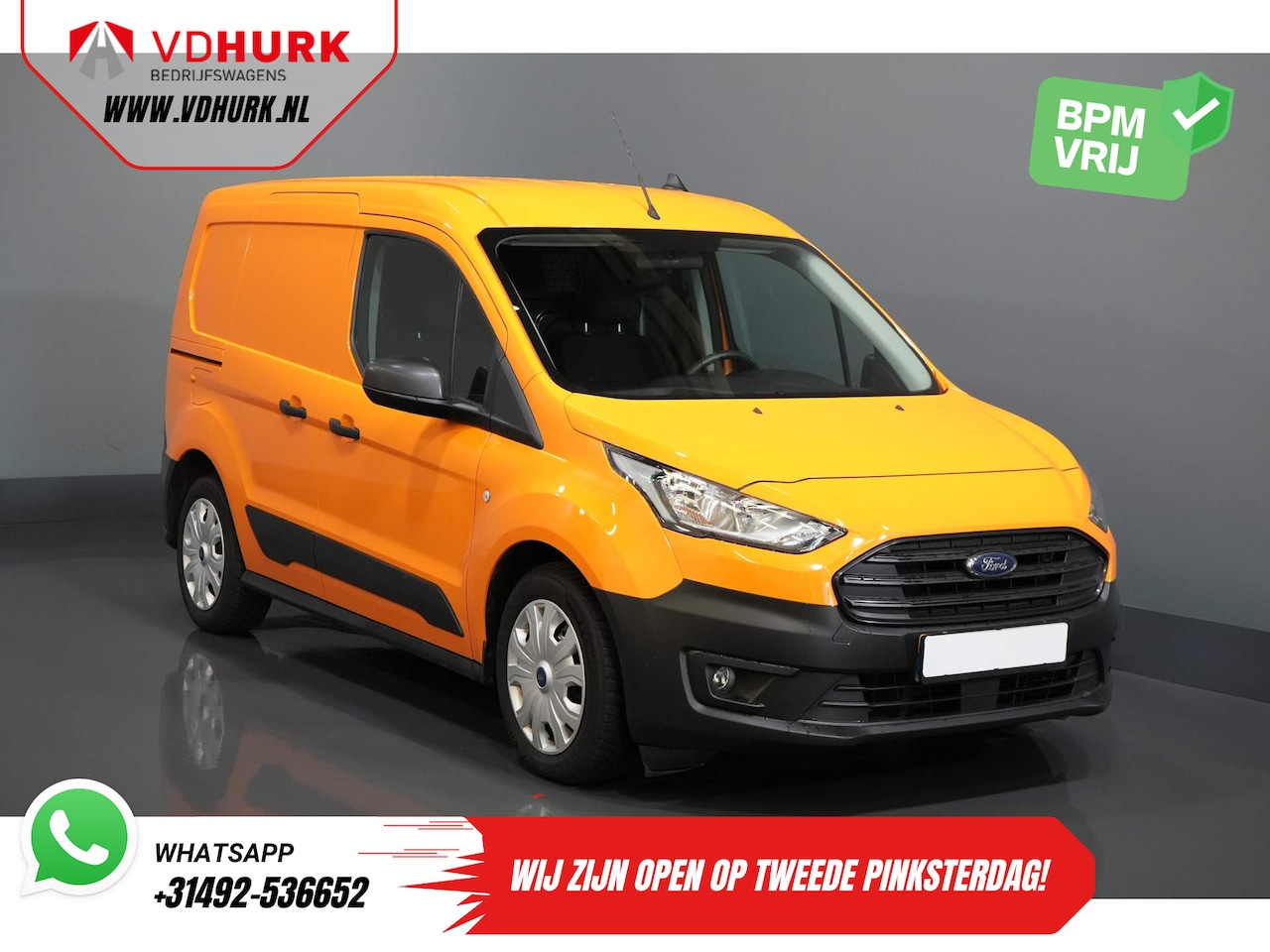 Ford Transit Connect - 1.5 TDCI Trend Standkachel/ Stoelverw./ Airco/ Trekhaak - AutoWereld.nl