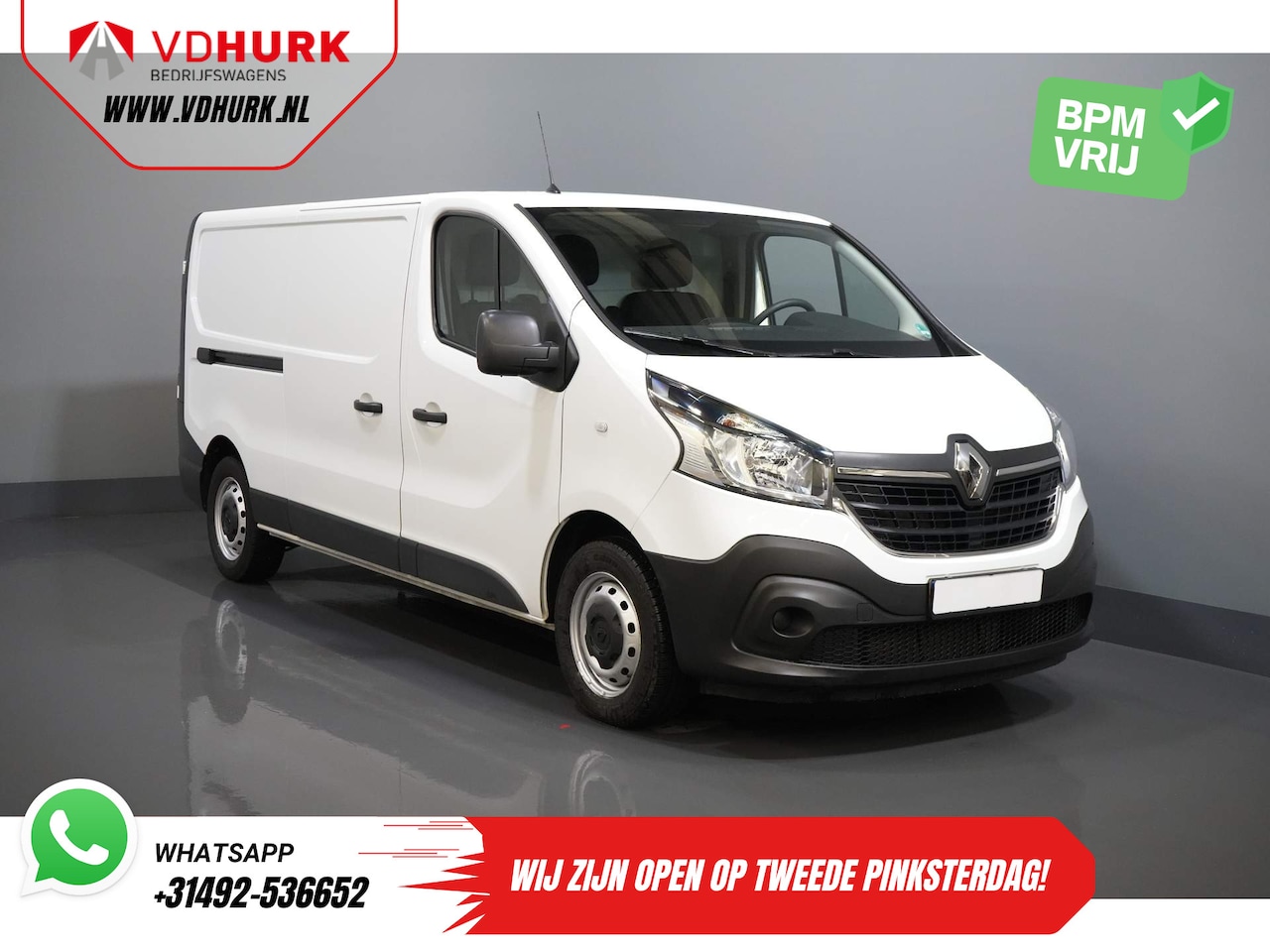 Renault Trafic - 2.0 dCi 120 pk L2 3 Pers./ Keyless/ Airco/ PDC - AutoWereld.nl
