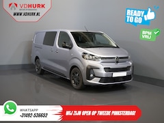 Citroën Jumpy - 2.0 HDI 180 pk Aut. L3 DC Dubbel Cabine BPM VRIJ 6 Pers./ 2x Schuifdeur/ Carplay/ Navi/ Ca