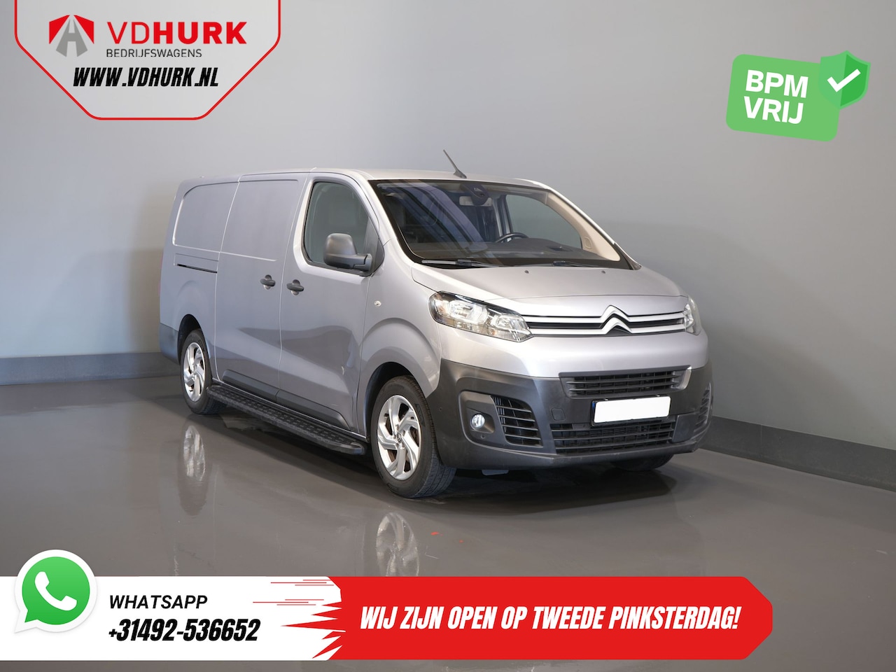 Citroën Jumpy - 2.0 HDI 180 pk Aut. L3 DB Riem VV/ Carplay/ 2.5t Trekverm./ Camera/ PDC/ Stoelverw./ 17"LM - AutoWereld.nl