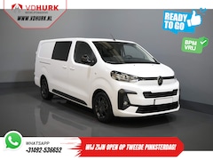 Citroën Jumpy - 2.0 HDI 180 pk Aut. DC Dubbel Cabine BPM VRIJ 2x Schuifdeur/ Virtual Cockpit/ Navi/ Carpla