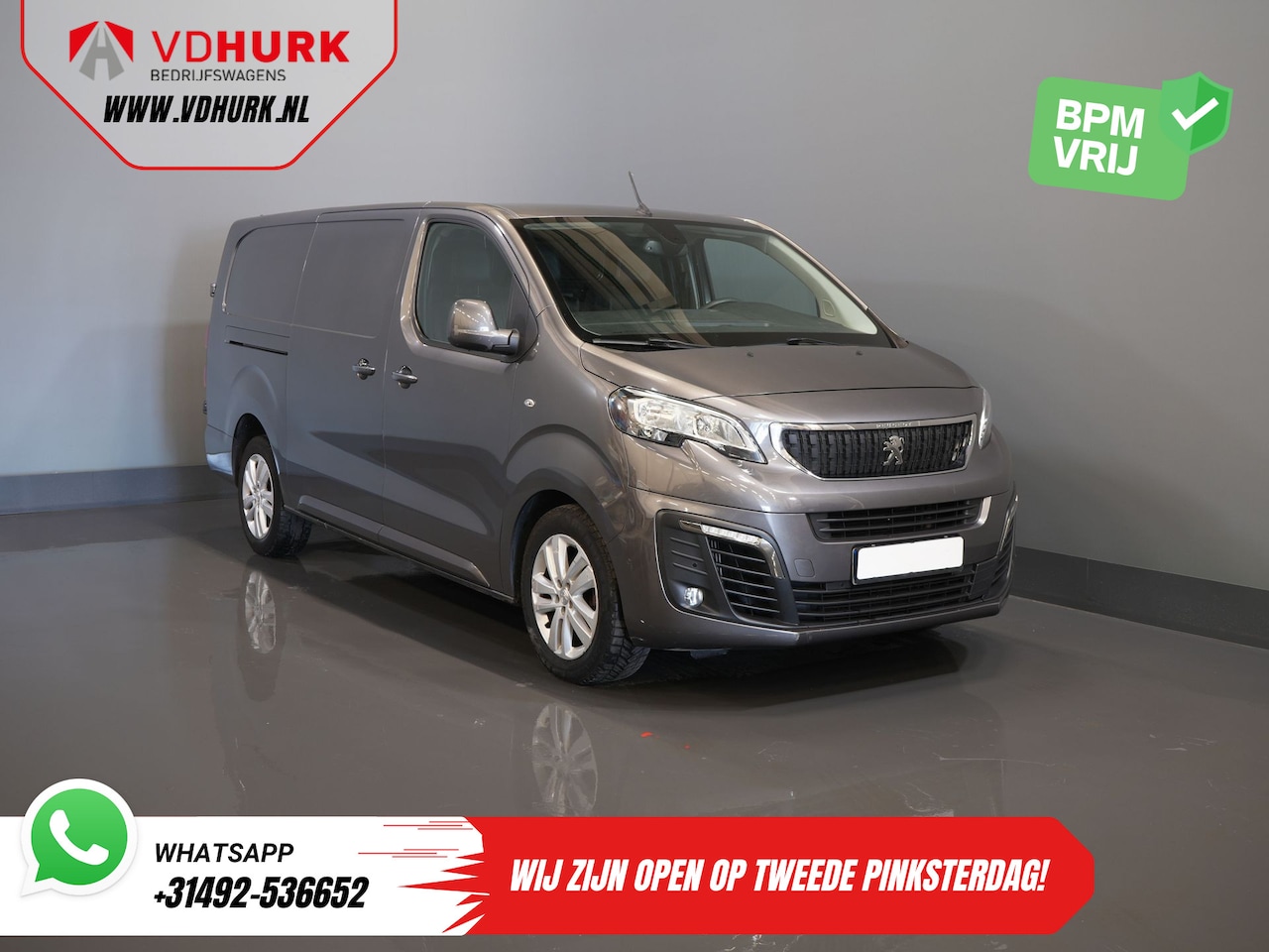 Peugeot Expert - 2.0 HDI Aut. 180 pk L3 BPM VRIJ! 2x Elek. Schuif./ Alarm III/ LMV/ Carplay/ PDC/ Navi/ Key - AutoWereld.nl