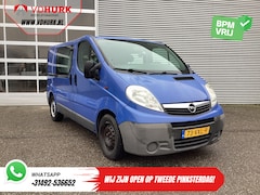 Opel Vivaro - 2.5 CDTI 115 pk DC Dubbel Cabine MARGE 2x Schuifdeur/ 6 Pers./ Airco/ PDC/ Trekhaak