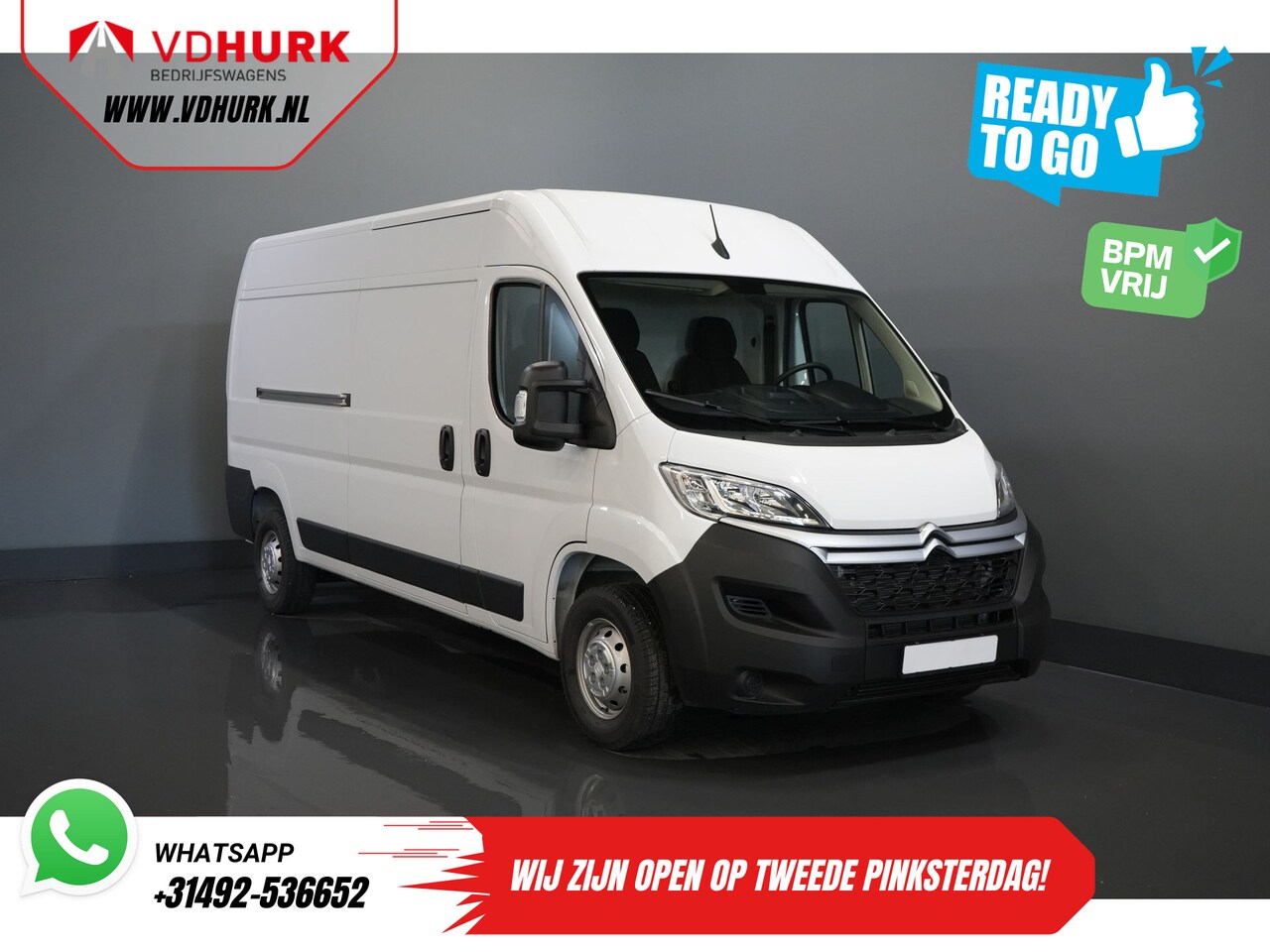 Citroën Jumper - 35 2.2 HDI 140 pk L3H2 BPM VRIJ! Carplay/ Cruise/ Camera/ PDC/ Airco - AutoWereld.nl