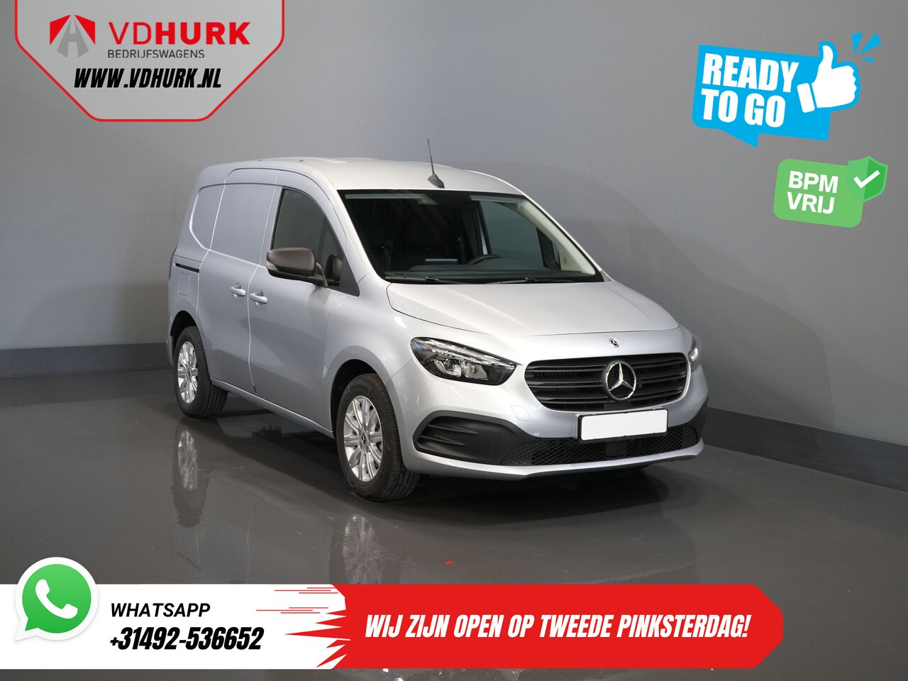 Mercedes-Benz Citan - 112 CDI Aut. BPM VRIJ! 3Pers./ LED/ 2x Schuifdeur/ Stoelverw./ Betimmerd/ Carplay/ Camera/ - AutoWereld.nl