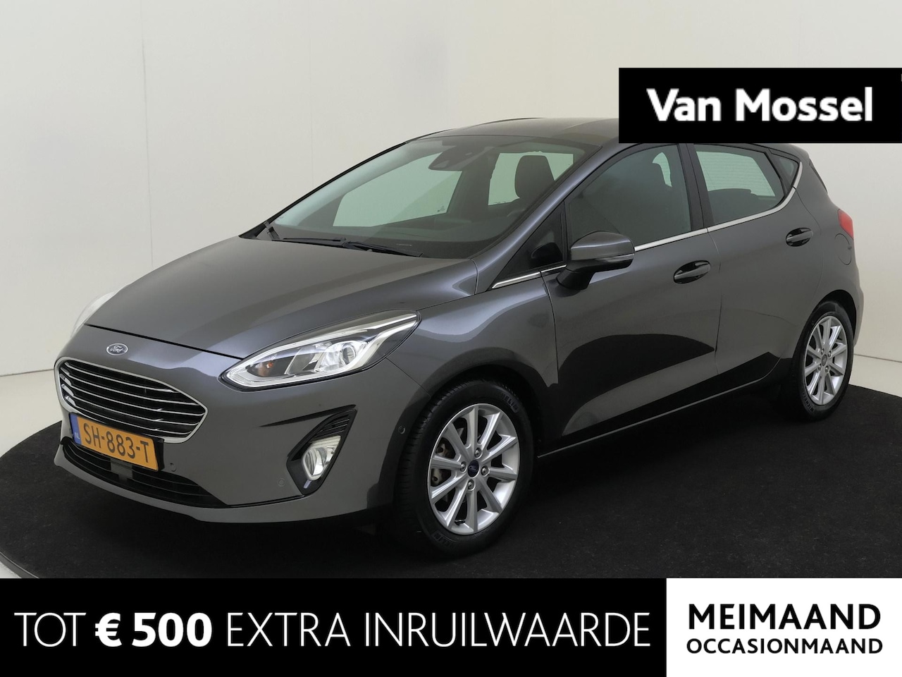 Ford Fiesta - 1.0 EcoBoost Titanium | Clima | Adaptief Cruise control | Navi | Achteruitrijcamera + PDC - AutoWereld.nl