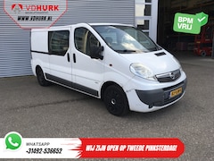 Opel Vivaro - 2.0 CDTI 115pk L2 DC Dubbel Cabine/ APK 01-2026/ 6 Pers./ Airco/ Trekhaak