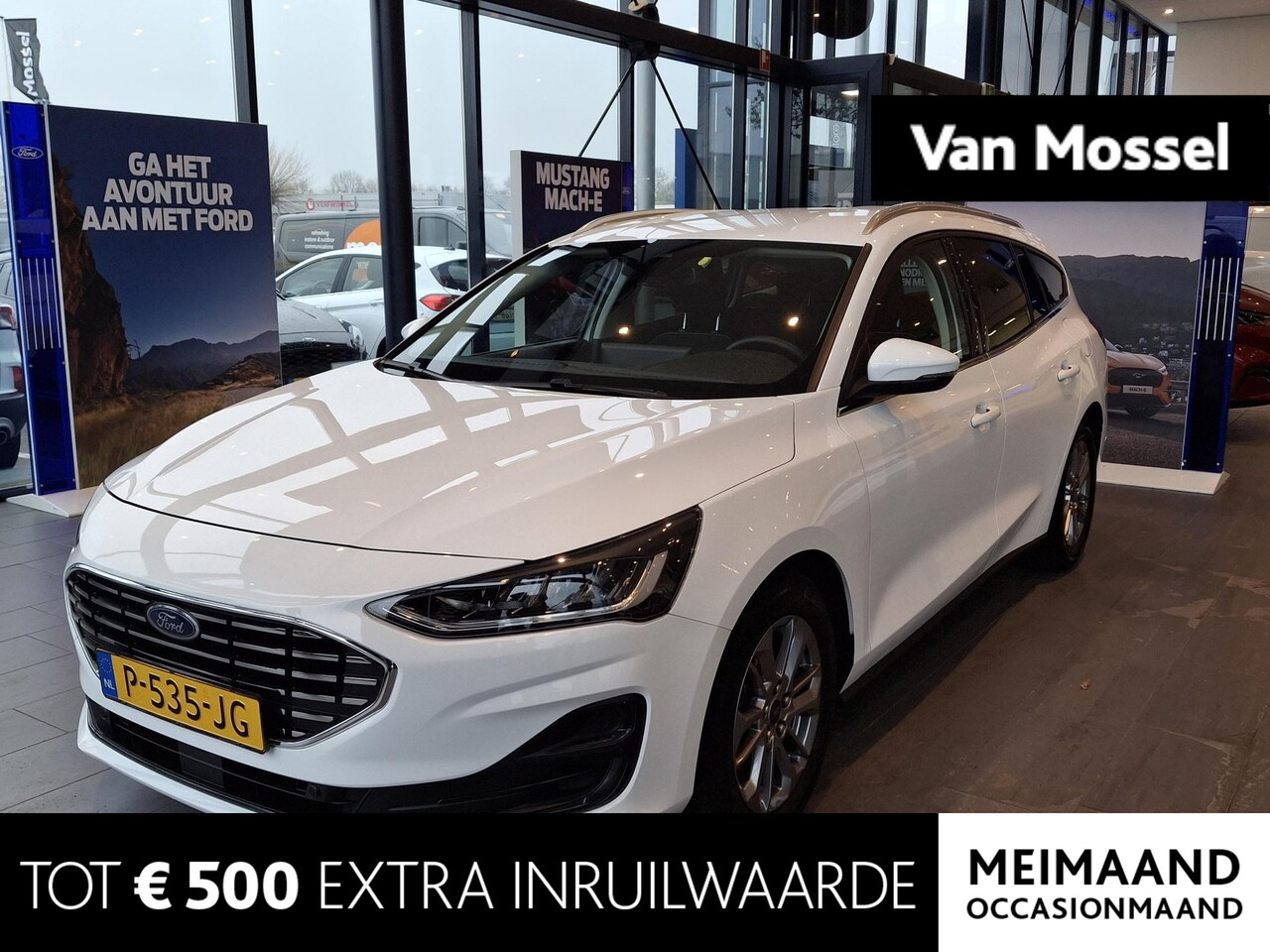 Ford Focus Wagon - 1.0 EcoBoost Hybrid Titanium | 125PK | Sync 4 | Voorruitverwarming | Stoelverwarming | Nav - AutoWereld.nl