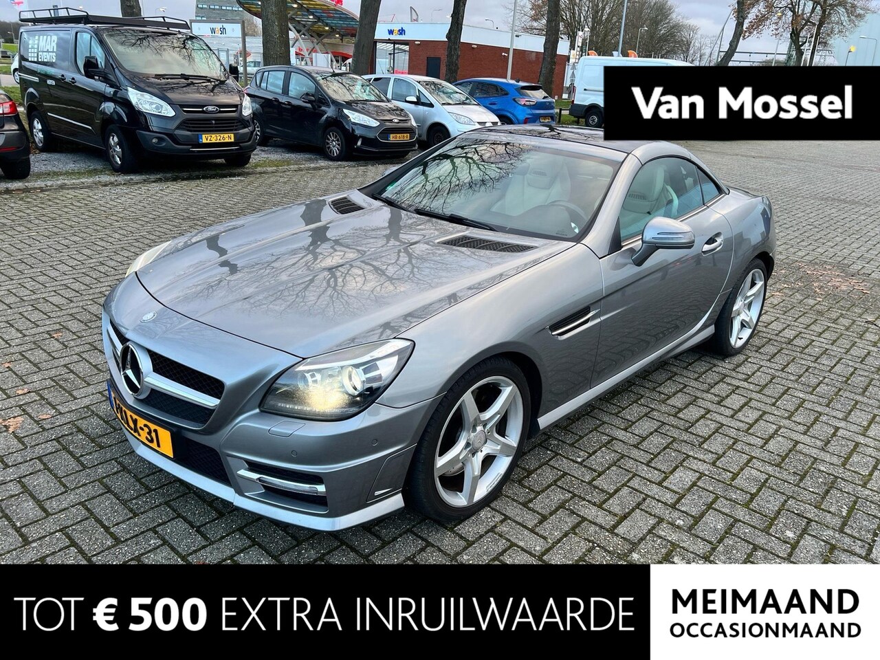 Mercedes-Benz SLK-klasse - 250 AMG-Line | Volledig dealeronderhouden | Airscarf | Xenon | Stoelverwarming - AutoWereld.nl
