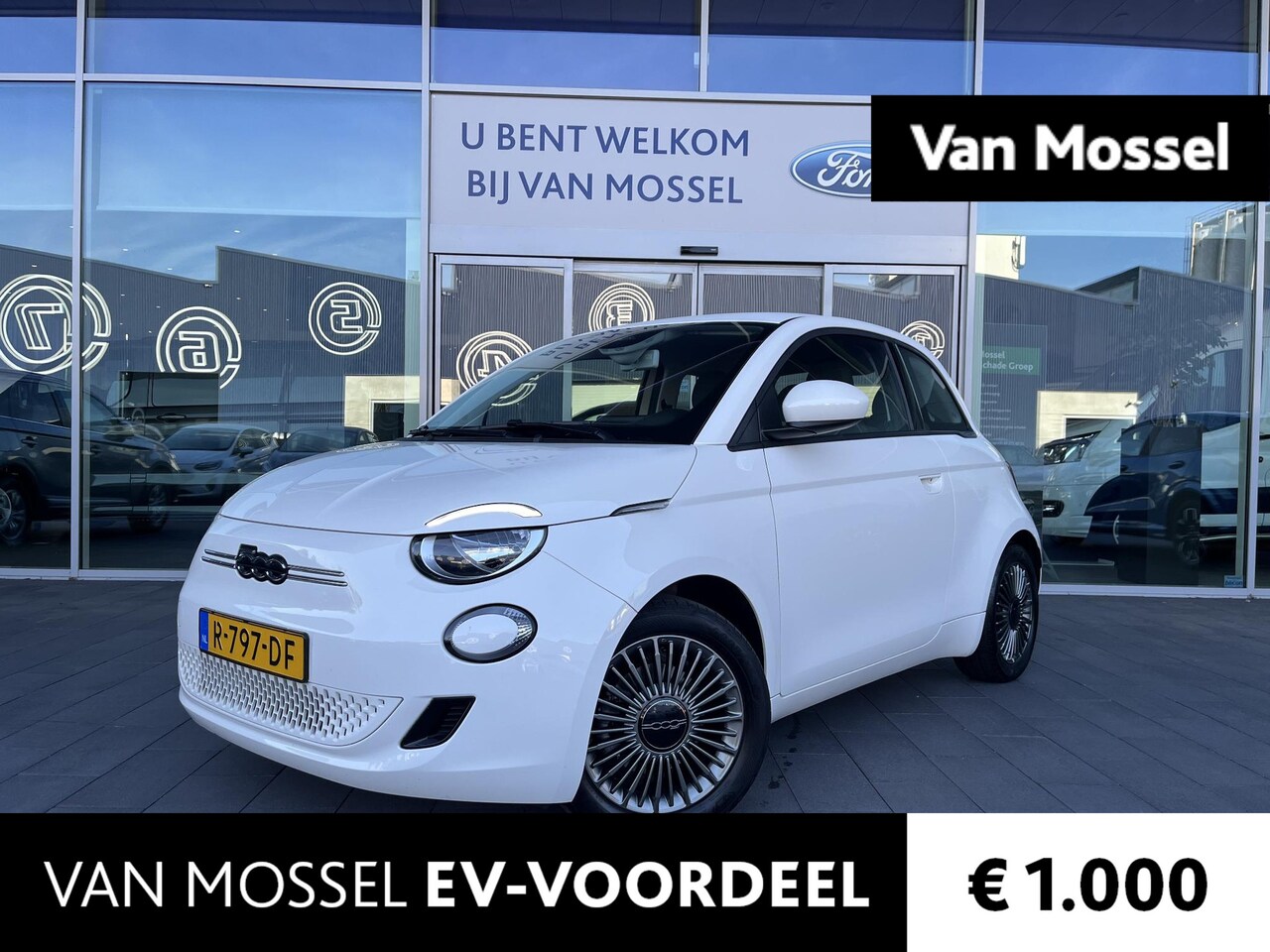Fiat 500 - Icon 42 kWh | Navigatie | Cruise Control | Lane-assist | - AutoWereld.nl