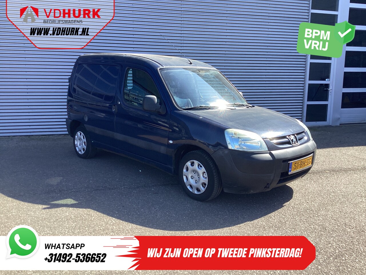 Peugeot Partner - 1.4 75 pk BENZINE/ Riem V.V/ NL auto/ Trekhaak/ Radio - AutoWereld.nl