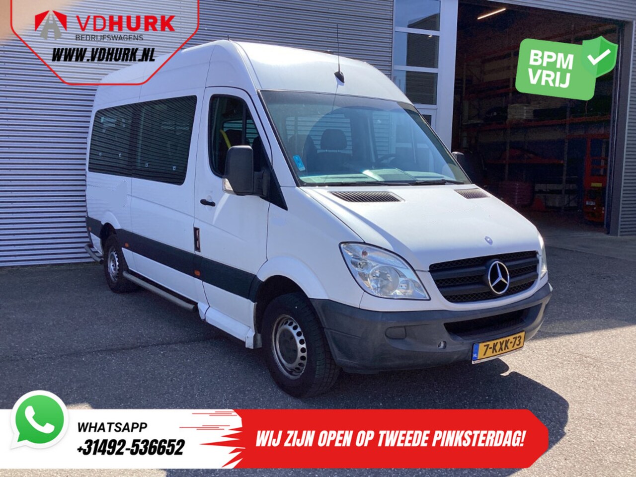 Mercedes-Benz Sprinter - 313 2.2 CDI Aut. L2H2 € 10.701,24 Incl. BTW BPM VRIJ! Combi/ 9 Persoons/ Kombi/ 9P/ Airco/ - AutoWereld.nl