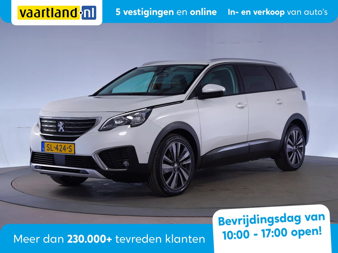 Peugeot 5008 - 1.2 PureTech Allure [ Leder Nav Camera Privacy glass ] - AutoWereld.nl