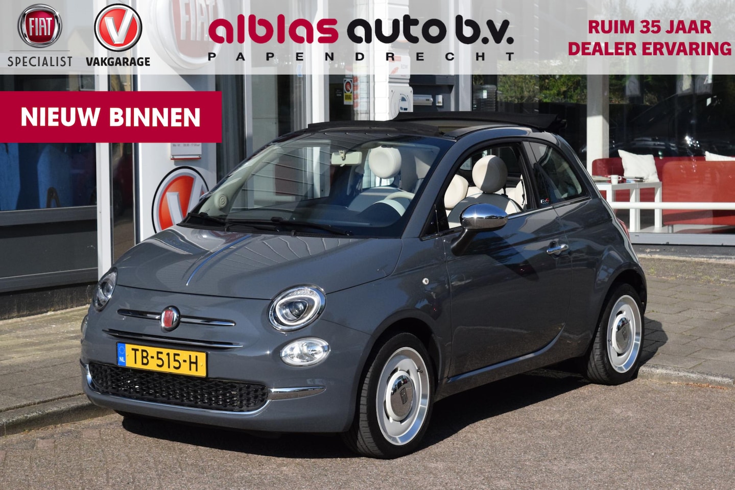 Fiat 500 C - 0.9 TwinAir Turbo Anniversario|Unieke km!! - AutoWereld.nl