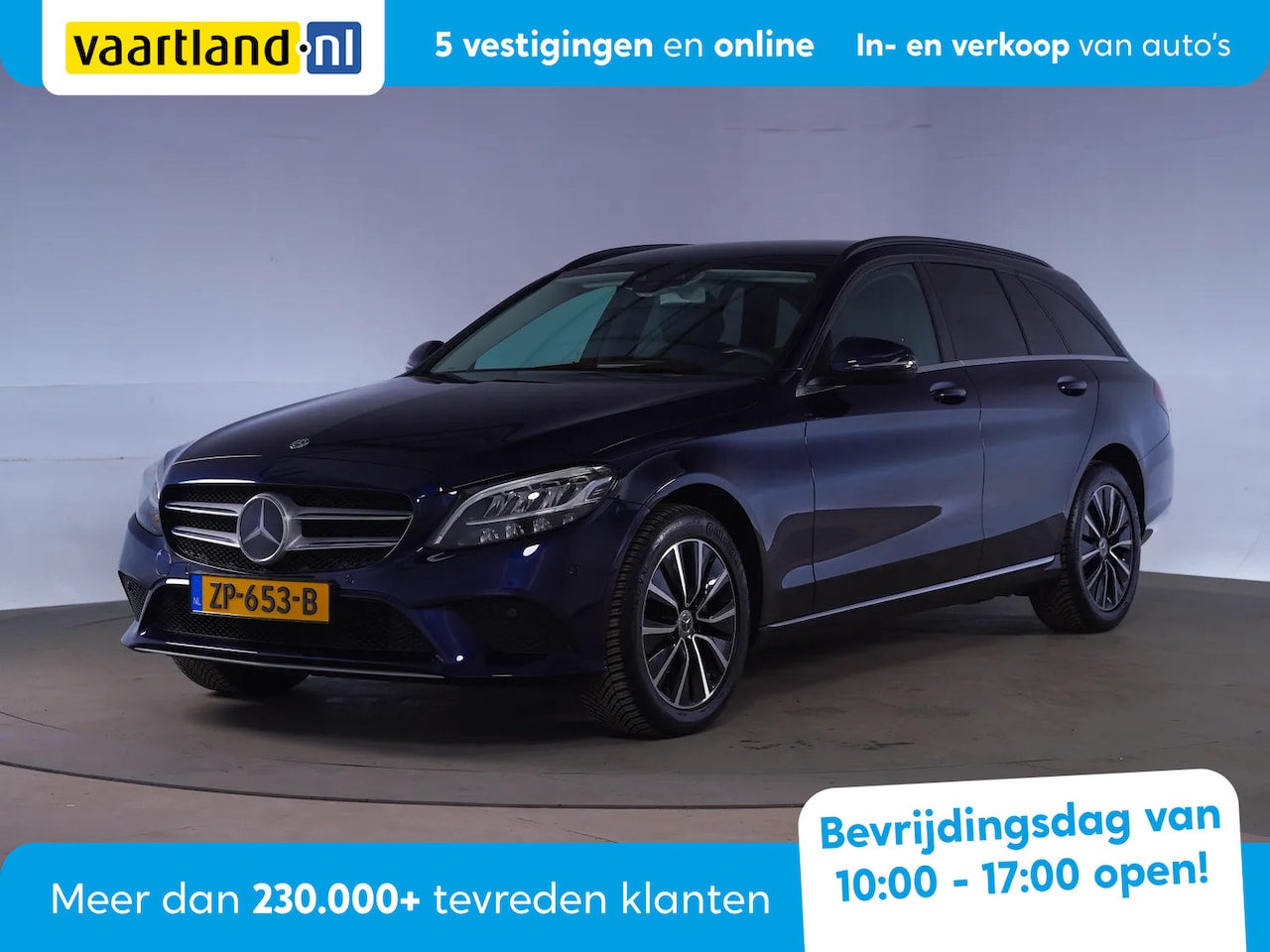 Mercedes-Benz C-klasse Estate - 160 Business Solution Aut. [ Navi Leder Camera ] - AutoWereld.nl