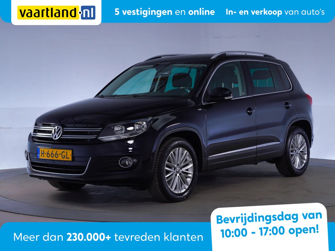 Volkswagen Tiguan - 1.4 TSI Sport & Style [ Navi Cruise Climate Stoelverwarming Trekhaak ] - AutoWereld.nl