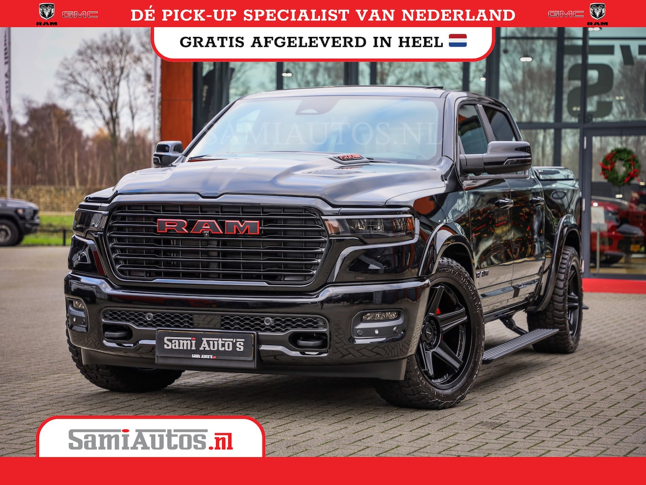 Dodge Ram Pick Up - NIGHT PREMIUM 2025 | BOM VOL + 14.4 INCH SCHERM | LUCHTVERING | HUD | HURRICANE 420PK 636 - AutoWereld.nl