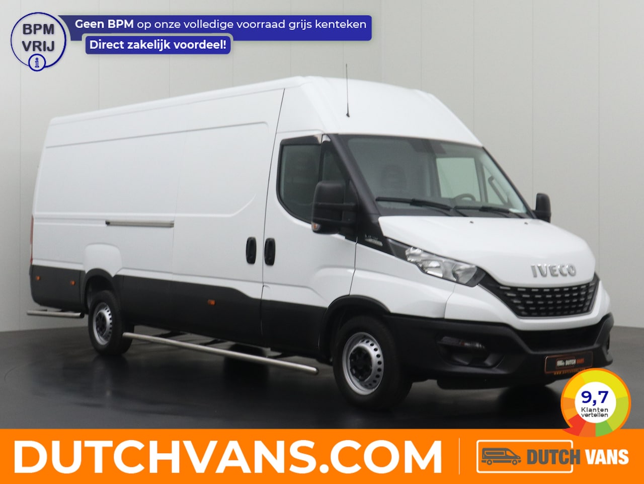 Iveco Daily - 35S14 Hi-Matic Automaat | 3500Kg Trekhaak | Airco | Cruise | 3-Persoons | Betimmering - AutoWereld.nl