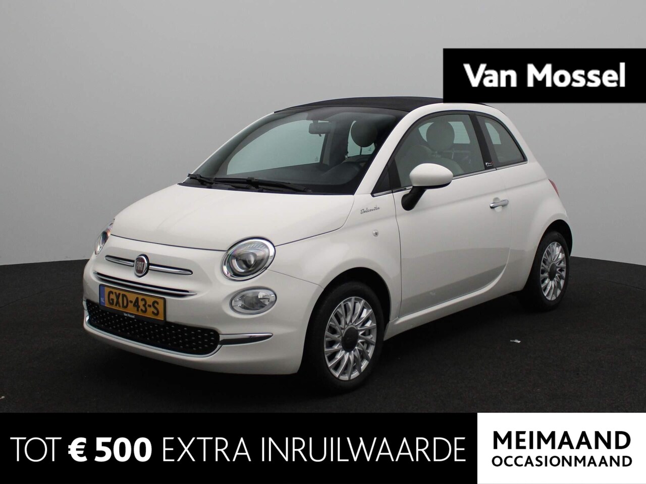 Fiat 500 C - 1.0 Hybrid Dolcevita 1.0 Hybrid Dolcevita - AutoWereld.nl
