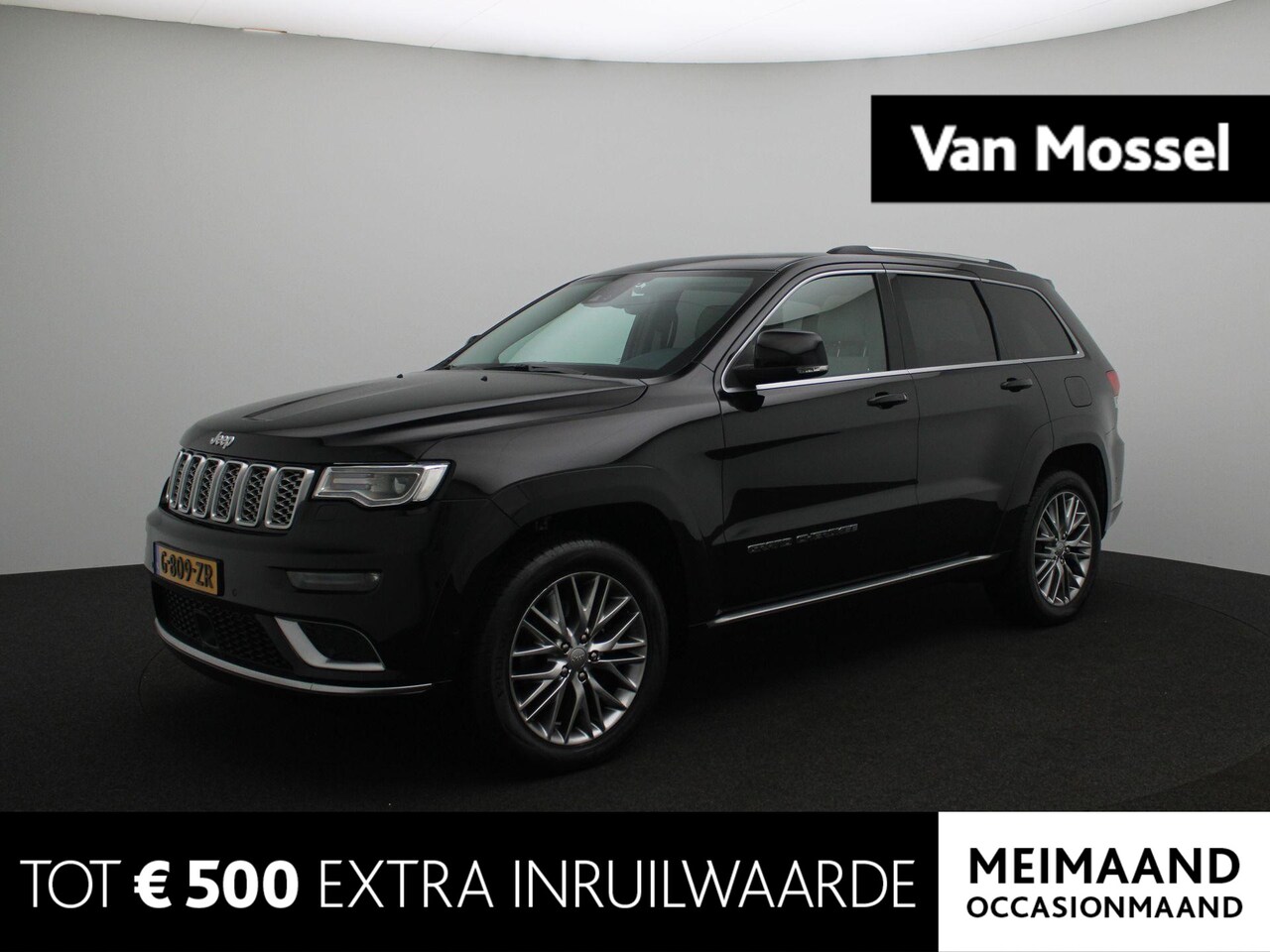 Jeep Grand Cherokee - S 3.0 CRD Aut. 250pk | Geel Kenteken | 4x4 | Luchtvering | Panorama dak | Cruise Control | - AutoWereld.nl