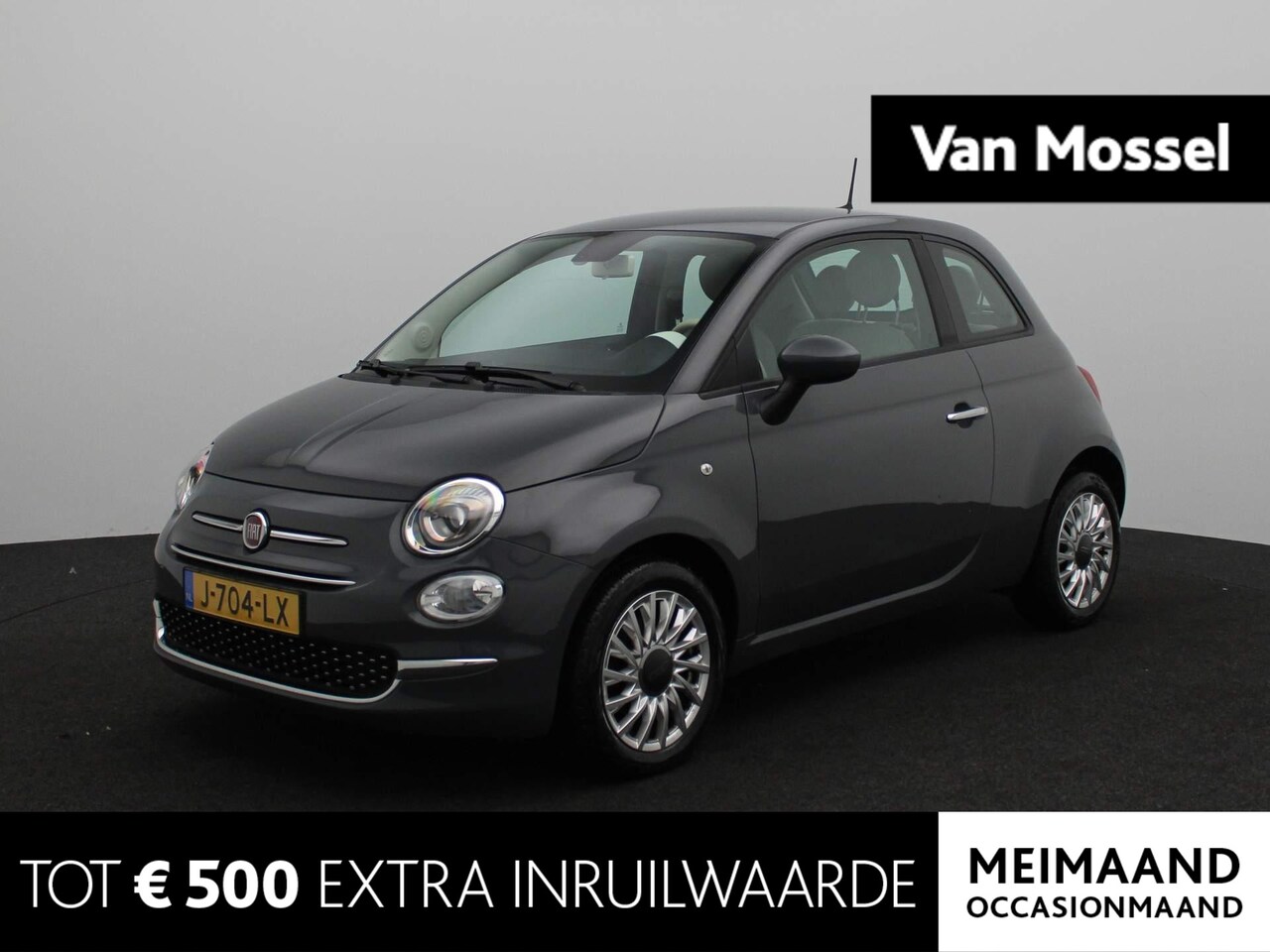 Fiat 500 - 1.0 Hybrid Lounge | Apple Carplay/Android Auto | Navigatie | Climate control | Parkeersens - AutoWereld.nl
