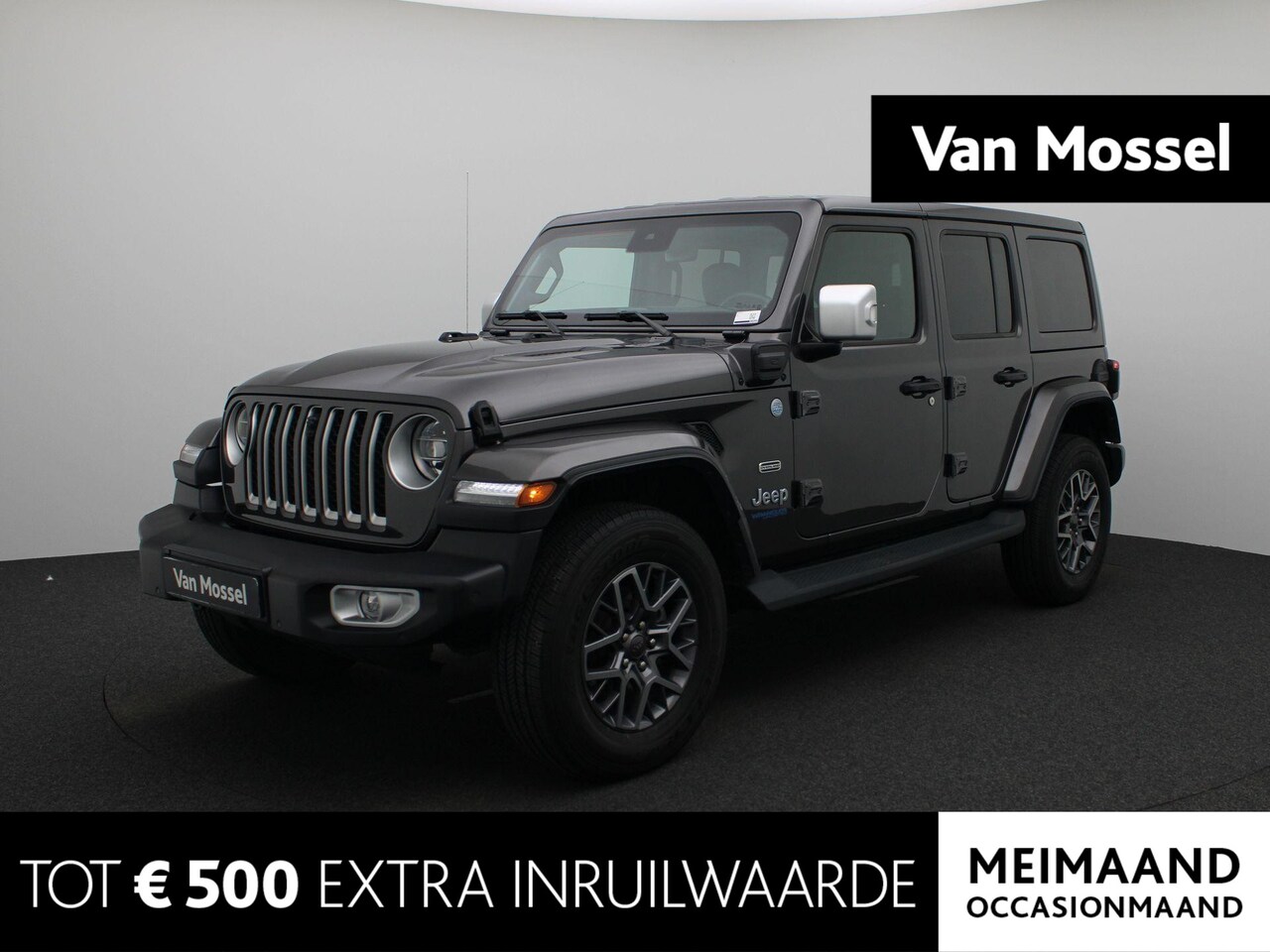 Jeep Wrangler Unlimited - 4xe 380 Sahara | Automaat | Leder | Navigatie | Camera | Unieke auto! - AutoWereld.nl