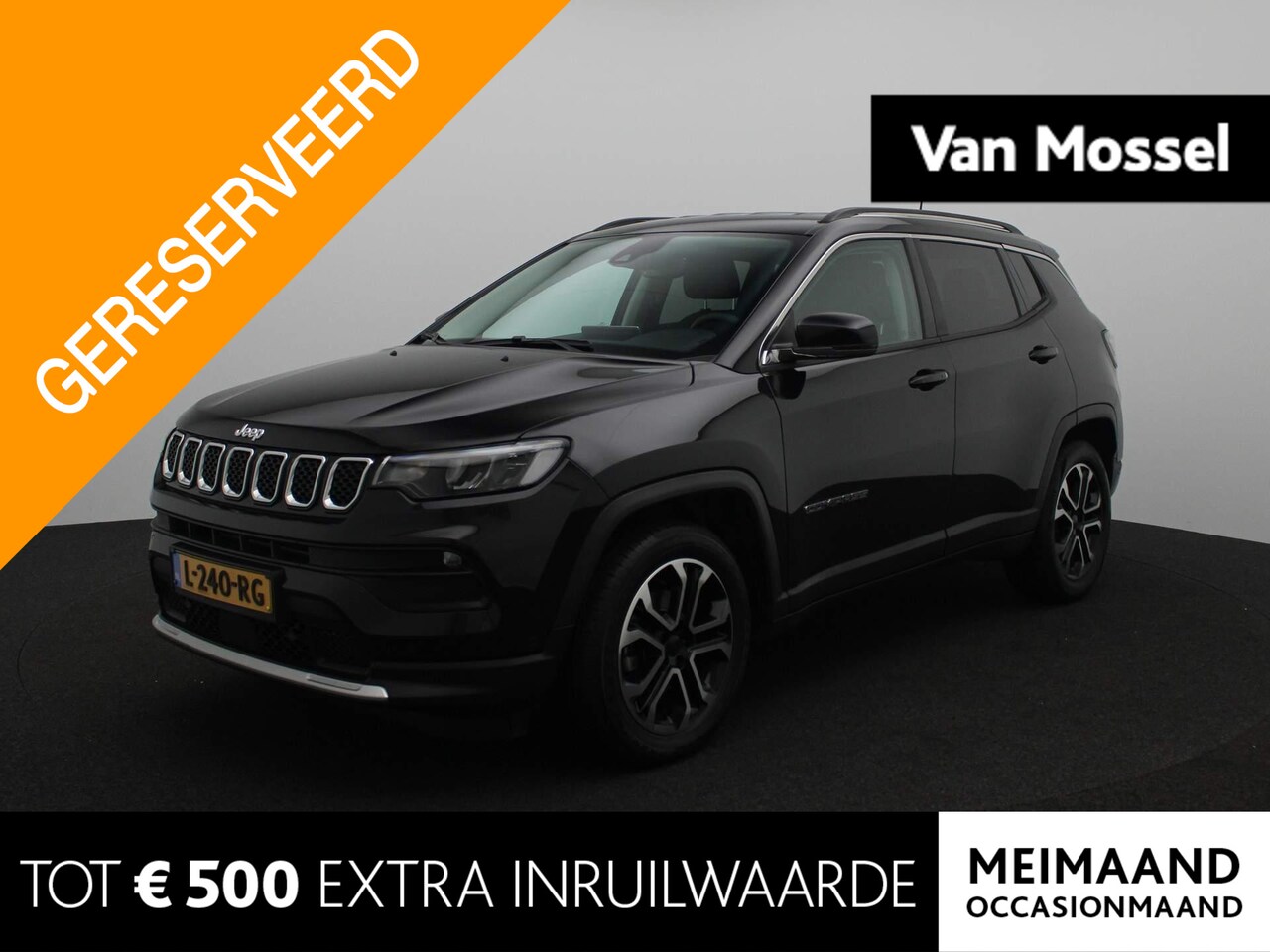 Jeep Compass - 1.3T Limited | Automaat | Trekhaak | Stoelverwarming | - AutoWereld.nl