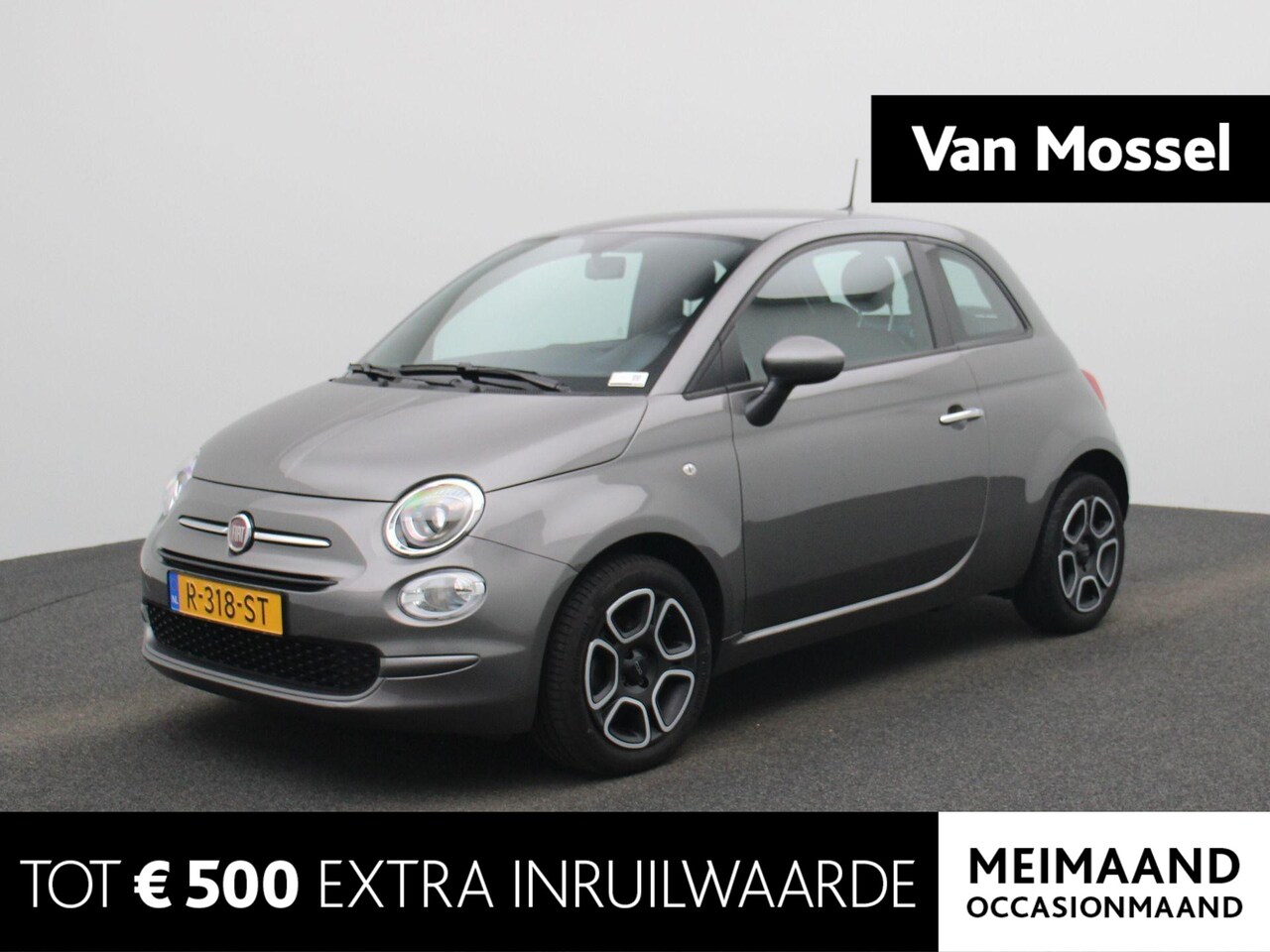 Fiat 500 - 1.0 Hybrid Club | Apple Carplay/Android Auto | Airco | Cruise Controle | Bluetooth | - AutoWereld.nl