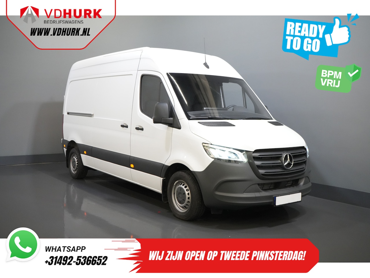 Volkswagen Crafter - (MB Sprinter 211) Aut. L2H2 BPM VRIJ/ LED/ Standkachel/ Stoelverw./ Carplay/ Cruise/ Camer - AutoWereld.nl
