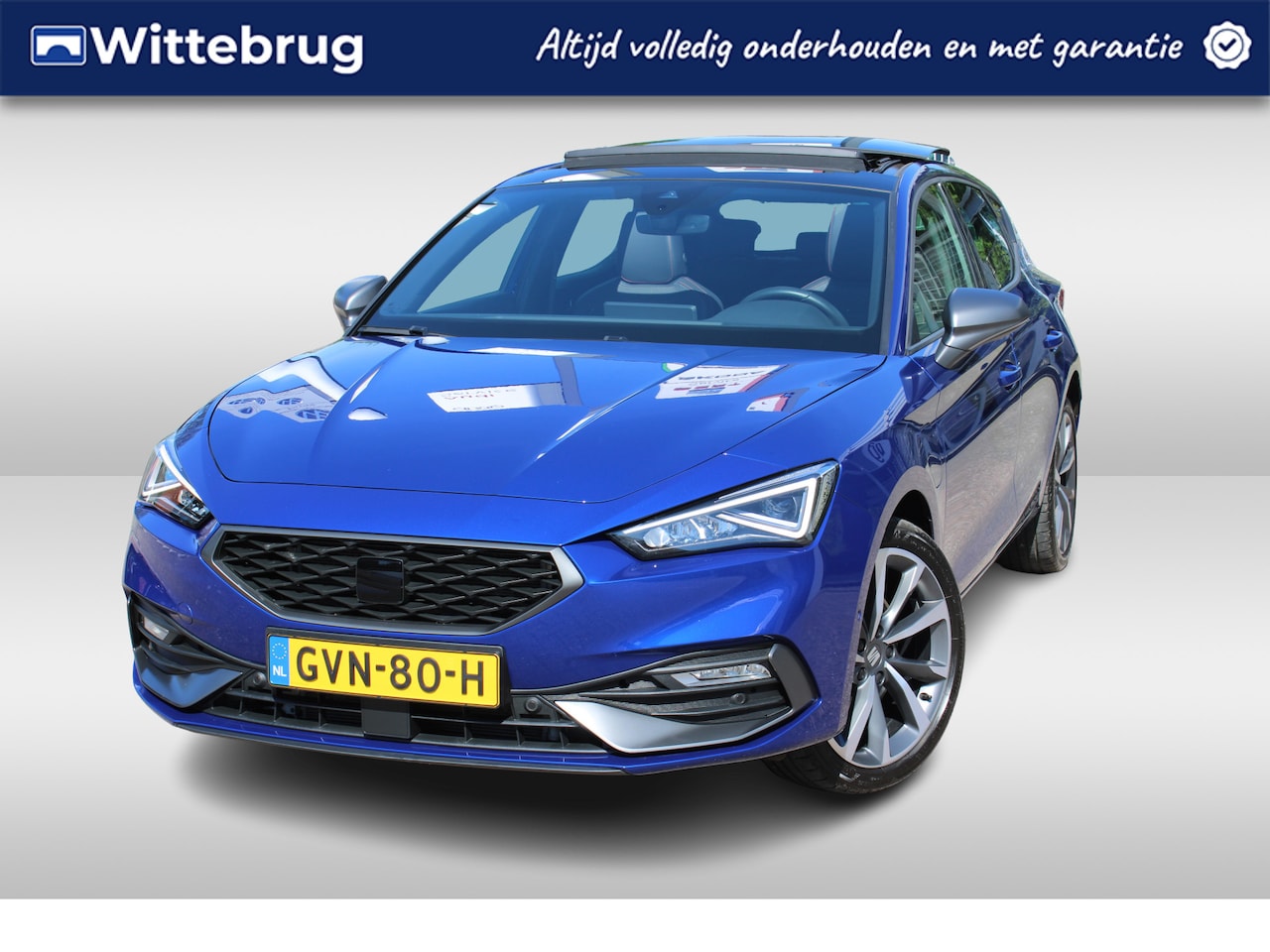 Seat Leon - 1.4 TSI eHybrid 204pk PHEV FR DSG Automaat / Panoramadak / 18" LMV / Full LED / Navi / Cam - AutoWereld.nl