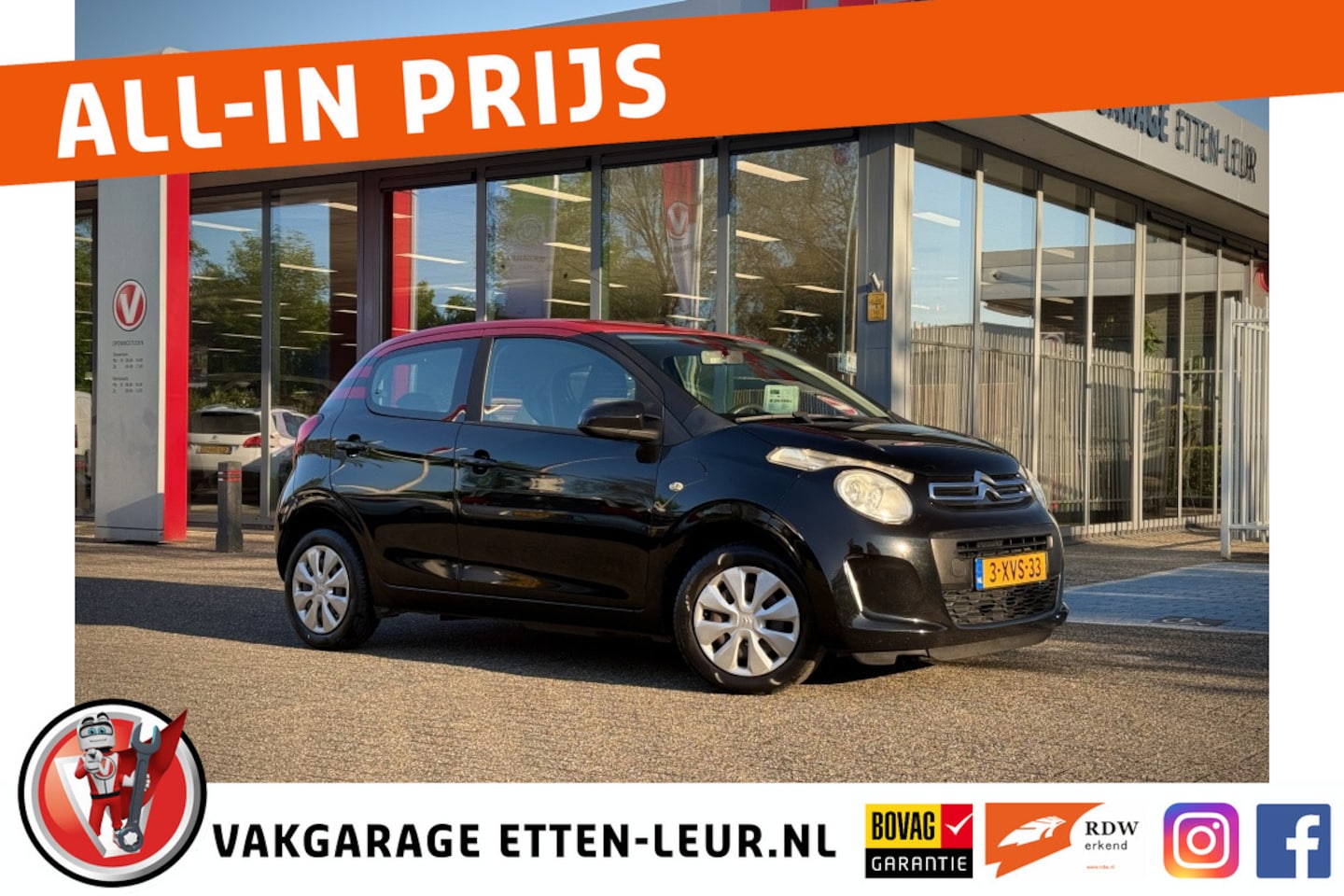 Citroën C1 - 1.0 e-VTi Feel/airco/afwijkende dakkleur - AutoWereld.nl